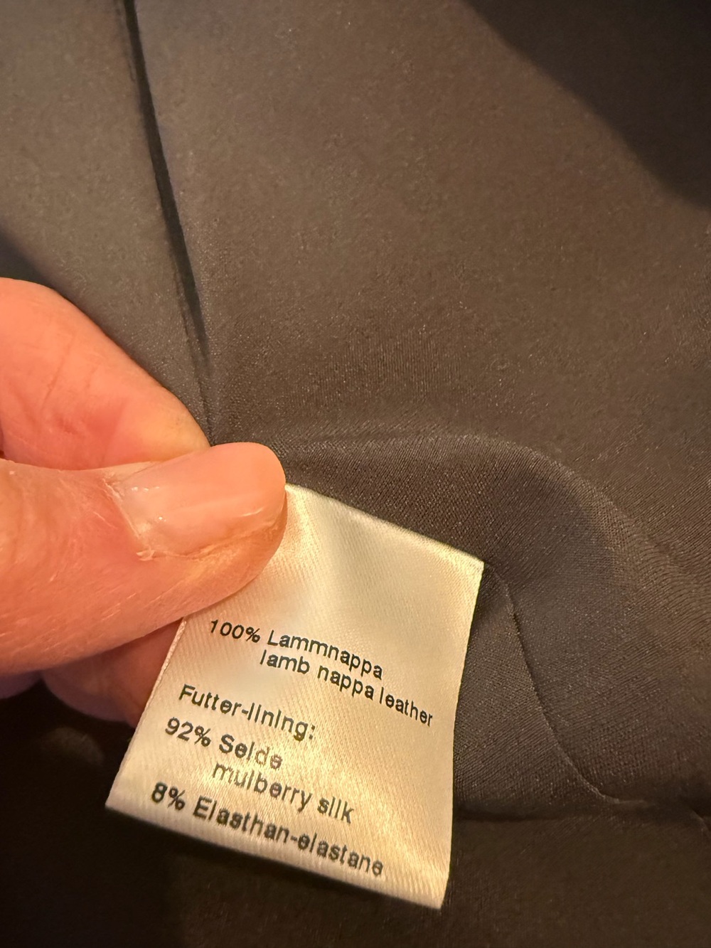 AKRIS Anthracite Leather Blazer - Mainline - Picture 9 of 11